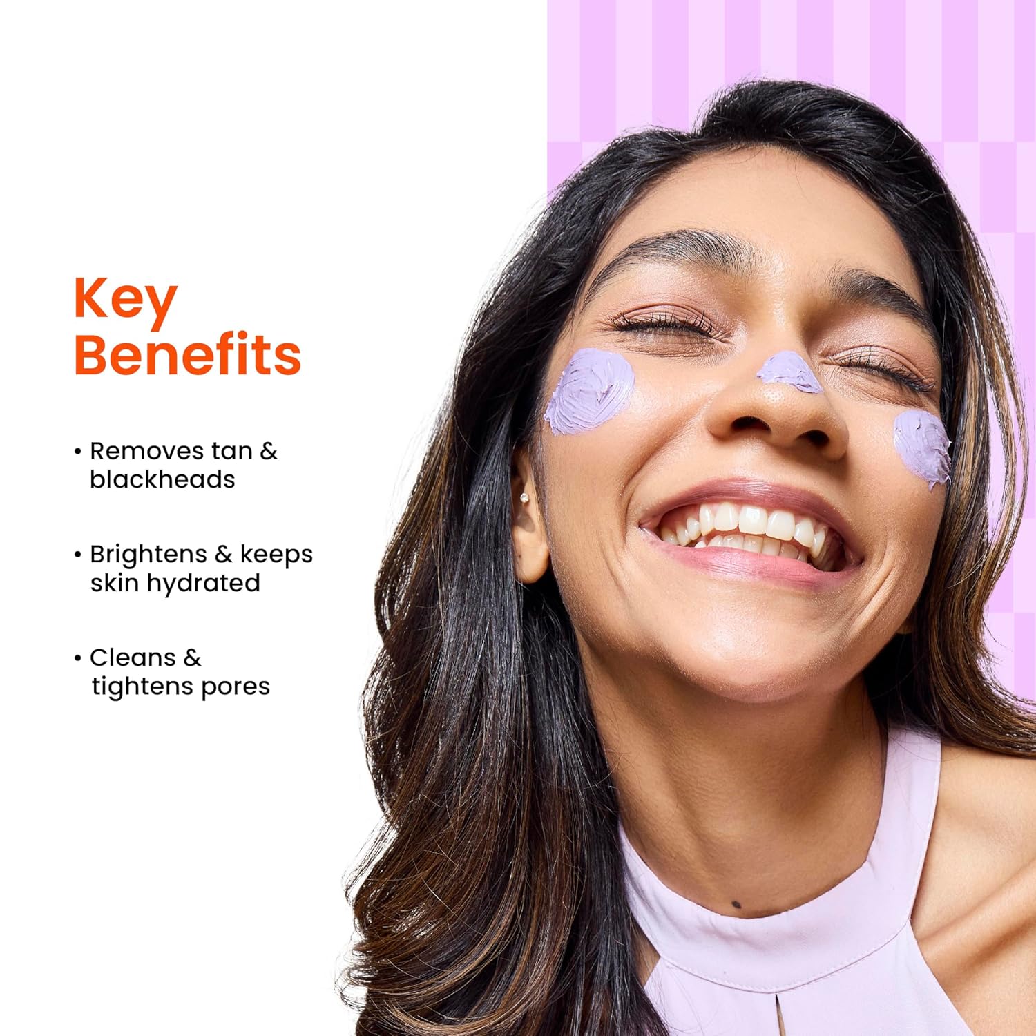 foxtale de tan face mask for glowing skin| clay mask with lactic acid for tan removal, reduction in blackheads, instant brightening| new age ubtan face pack for all skin types | men & women 75g foxtale de tan face mask for glowing skin| clay mask with lactic acid for tan removal, reduction in blackheads, instant brightening| new age ubtan face pack for all skin types | men & women 75g